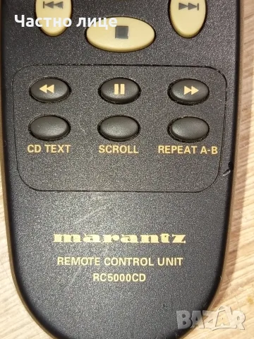 Оригинално Дистанционно"Marantz"RC 5000 CD, снимка 2 - Други - 55317003