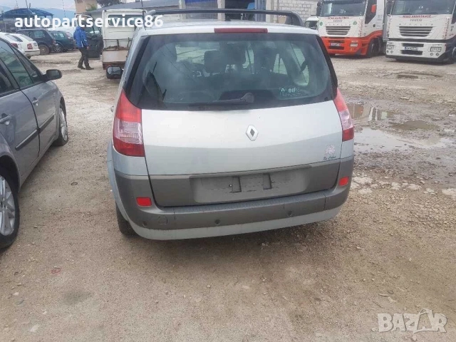 Заден ляв предпазен колан за Renault Scenic 1.9 dCi (2004) , снимка 2 - Части - 54892511