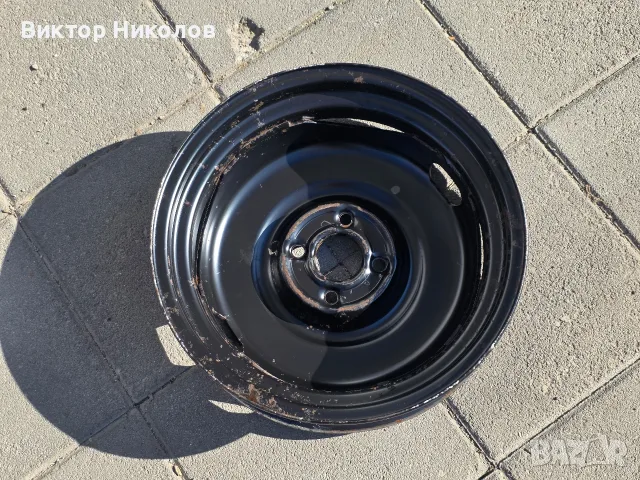 Оригинална патерица (резервна джанта) 15" 4x100 VW / Seat – 535601025A, снимка 4 - Гуми и джанти - 55465455