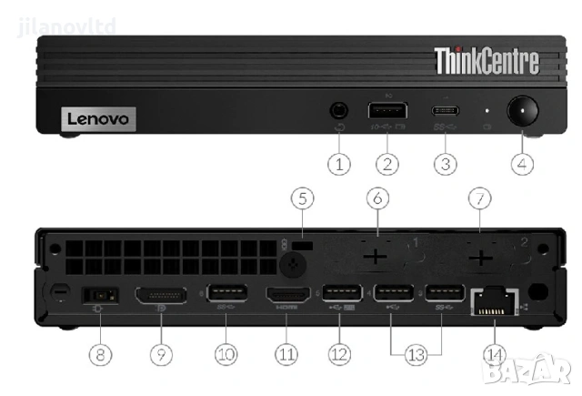 Компютър Lenovo M60E Tiny i5-1035G1 8GB 256GB NVMe SSD с до 24 МЕСЕЦА ГАРАНЦИЯ WINDOWS 11 PRO, снимка 4 - Работни компютри - 54663015