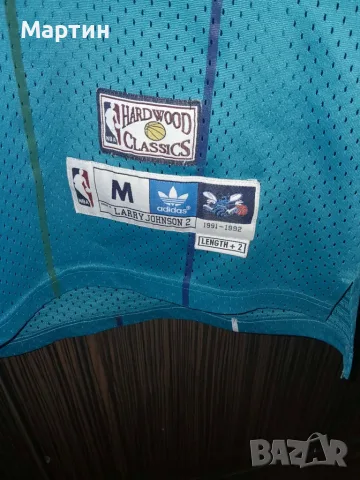 Оригинален NBA потник Adidas Charlotte Hornets (Размер M/L), снимка 3 - Спортни дрехи, екипи - 55354943