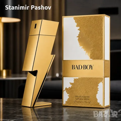 Луксозен мъжки парфюм Bad Boy, Eau de Toilette ,110 ml, с бергамот, черен пипер, кедър, тонка и кака, снимка 4 - Мъжки парфюми - 55506774