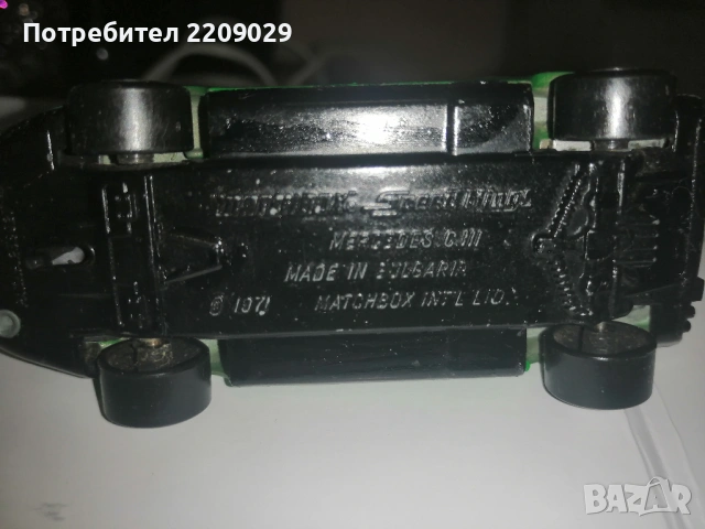Количка Matchbox Mercedes C III Speed Kings 1971г., снимка 7 - Колекции - 54020476