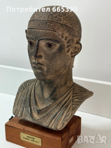 Керамичен бюст на Колесничаря от Делфи, снимка 5 - Други ценни предмети - 54099868