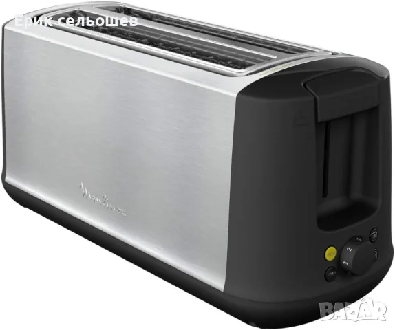Moulinex Subito Select Тостер 2 филии от неръждаема стомана, снимка 4 - Тостери - 55422217