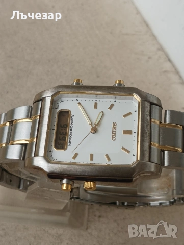 Продавам часовник Seiko quartz , снимка 4 - Мъжки - 54638163