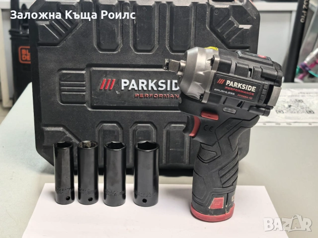 Акумулаторен ударен гайковерт Parkside PPDSSA 12 A1 с батерия и зарядно, снимка 3 - Винтоверти - 55016241
