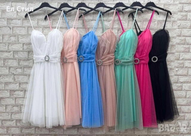 ⚜️Дамска рокля С тюл.33 евро.С,М,Л