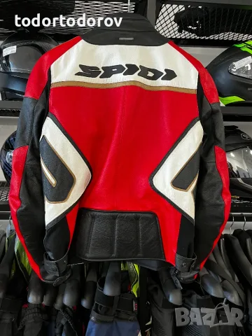 Кожено яке за мотор SPIDI EDGE 2.0 размер 56-XL твърди CE протектори 252.30 лв. / 129 €, снимка 4 - Аксесоари и консумативи - 55309807
