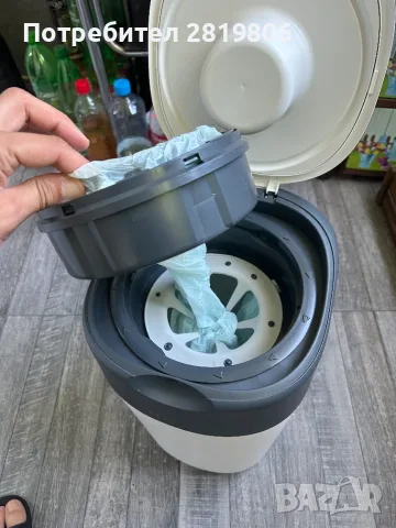 Хигиенен кош за памперси/пелени - Tommee Tippee, снимка 6 - Хигиенни препарати - 55539026