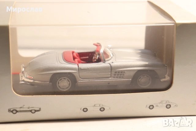 1/43 ДИЛЪРСКИ  МОДЕЛ MERCEDES BENZ 300 SL  КОЛИЧКА, снимка 7 - Колекции - 54617698