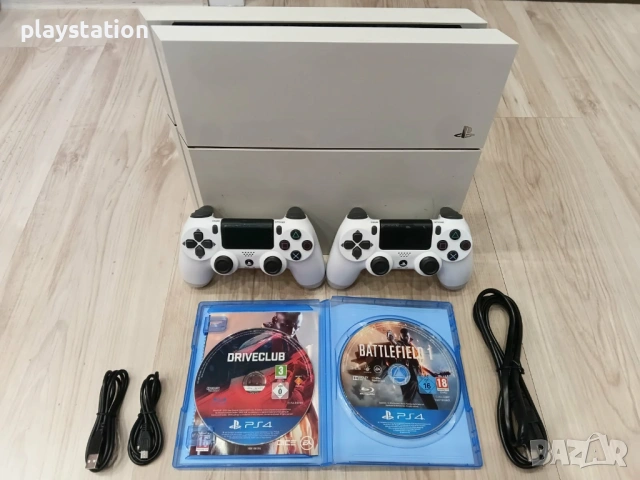PlayStation 4 – Бял, лимитиран модел | 500GB, 180 €