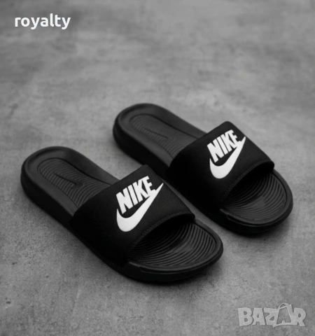 Nike Нови Черни Мъжки Чехли Найк