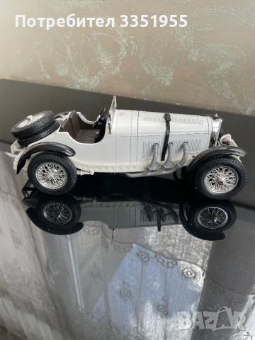 Mercedes benz SSKL 1931 1/18 Burago Ретро модел