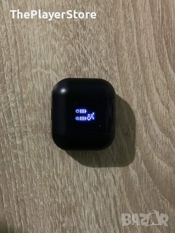 Чисто нови безжични слушалки с LED дисплей (Powerbank кутийка)