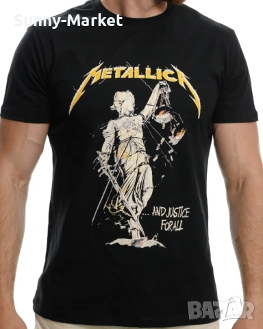 Тениска METALLICA , мъжки дамски и детски тениски над 20 цвята