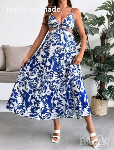 Лятна рокля в синьо