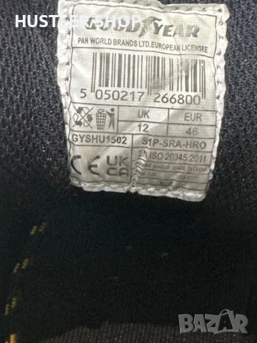 Мъжки работни обувки с метално бомбе GOODYEAR. Размер 46, снимка 8 - Други - 54698901