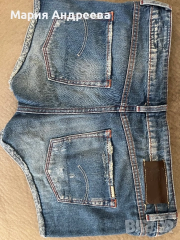 Къси дънкови панталони G Star RAW, снимка 2 - Панталони - 54593352