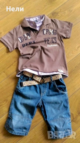 ZARA, H&M детски къси дънки и блузки, снимка 12 - Детски къси панталони - 54892558
