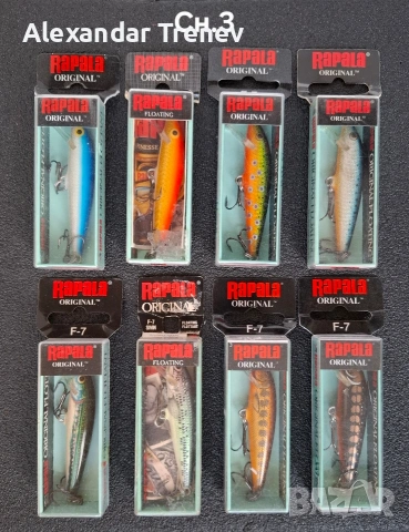 Воблери Rapala Original floating, снимка 3 - Такъми - 54674220