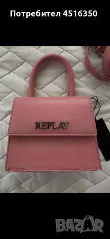 дамска чанта replay розова , снимка 3 - Чанти - 55323030