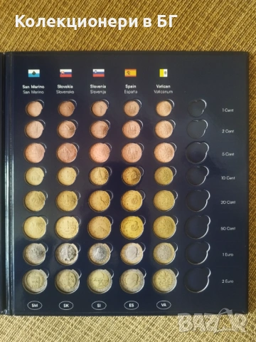  КОЛЕКЦИОНЕРСКИ АЛБУМ ЗА 26 СЕТА ЕВРОМОНЕТИ /виж описанието/, снимка 8 - Нумизматика и бонистика - 53904528