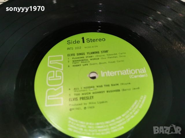 ELVIS PRESLEY RCA ORIGINAL-ВНОС GERMANY 0205261838L1, снимка 9 - Грамофонни плочи - 54391157