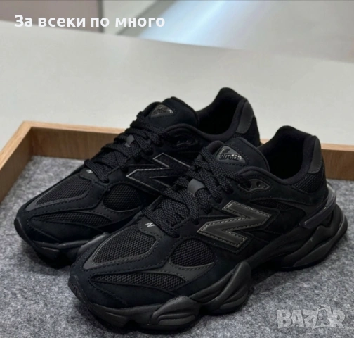 👟Мъжка серия Маратонки New Balance 9060 „Triple Black, снимка 4 - Маратонки - 54520947