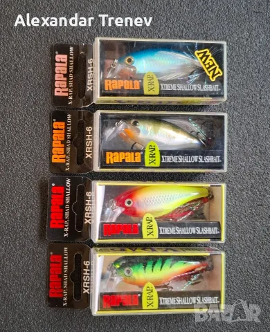 Воблери Rapala XRS 6, XRS 8, XRSH 6-спрени от производство, снимка 4 - Такъми - 55591897