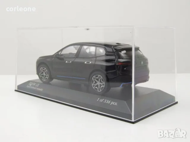 BMW IX 2023 - мащаб 1:43 на Minichamps моделът е нов в PVC дисплей-кейс, снимка 8 - Колекции - 55431155