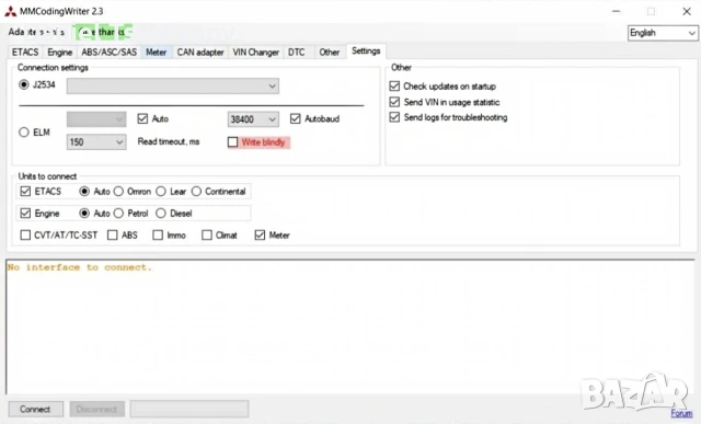 MMcodingwriter + MUT coding за Mitsubishi, снимка 3 - Аксесоари и консумативи - 55084766