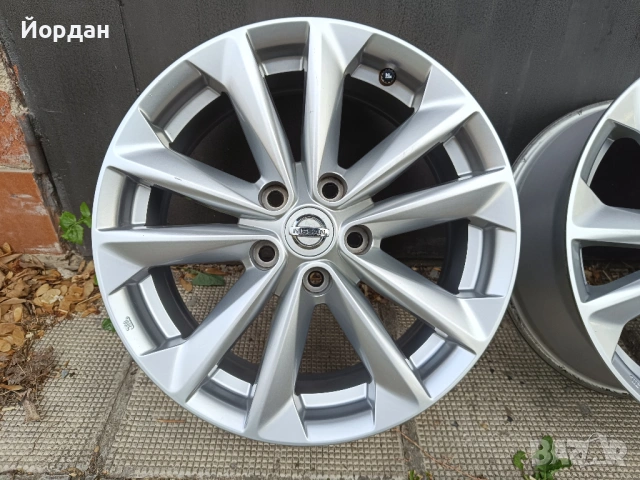 ОРИГИНАЛНИ джанти 17 ' цола 5x114,3 НИСАН Кашкай / NISSAN QASHQAI J10 J11 7J ET40 + датчици, снимка 7 - Гуми и джанти - 54485880