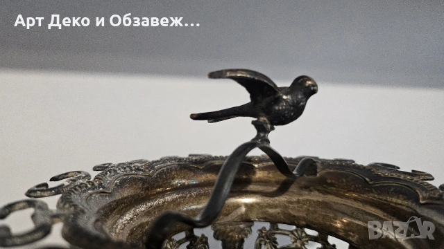 Лъжичник за кафе, снимка 3 - Антикварни и старинни предмети - 54907147