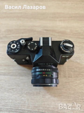 Фото апарат ЗЕНИТ ЕТ с обектив HELIOS-44M-7 58mm f/2, снимка 3 - Обективи и филтри - 54697657