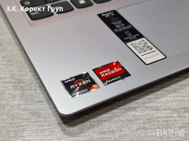 Лаптоп Lenovo Ideapad 1 15ALC7, 15.6'', AMD Ryzen 5, 512 GB SSD, 16 GB RAM, Windows 11 Pro, снимка 6 - Лаптопи за дома - 54896771