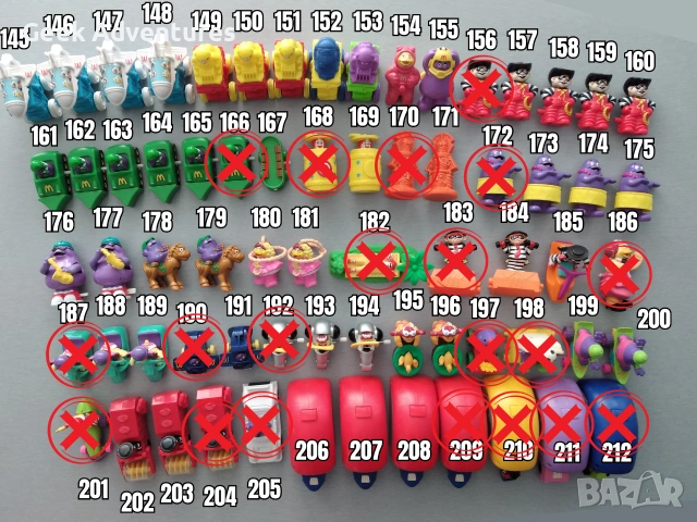 McDonalds Toys / Макдоналдс Играчки от 90те Винтидж Колекционерски, снимка 5 - Колекции - 46745216