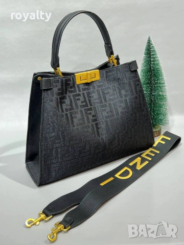 Fendi Нова Кожена Дамска Чанта Фенди Различни Цветове , снимка 7 - Чанти - 54649738
