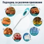Кухненски електронен дигитален термометър за месо готвене бързо отчитане сонда еър фрайър Airfryer , снимка 3