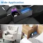 Комплект 2 органайзера за между седалките с LED осветление и USB-C, снимка 3