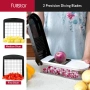 Кухненски инструмент за рязане на зеленчуци Mandoline 10 в 1 НОВ, снимка 5