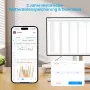 Чисто нова смарт WiFi метеорологична станция Sainlogic SA6 Plus с цветен дисплей и AI прогноза  , снимка 4
