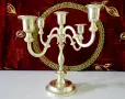 Посребрен свещник петица Art Deco,23 см. , снимка 2