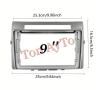 Адаптерна Рамка 9" инча Мултимедия Тойота Корола Версо Toyota Corolla Verso 2004 - 2009 Андроид 2DIN, снимка 5