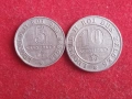5,10 сантима 1894,95 г. Белгия, снимка 1