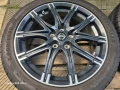 Лети джанти 18ки 5х114.3 Nissan + летни гуми 225/45/18, снимка 4
