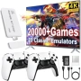 4547 PlayStation 5 Ретро Мини Конзола 4K HDMI – 64GB с 10,000+ Игри и 2 Безжични Джойстика, снимка 1