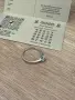 Пръстен 9К бяло злато 375 с 7 естествени брилянта 0.10 ct, 1.93 г,, снимка 10