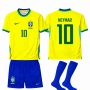 Детски Футболен Екип На Бразилия Neymar Jr Световно 2026 г.Обувки Топка, снимка 2
