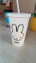 чаша за път термос със сламка spongebob squarepants Спонджбоб квадратни гащи  Miffy ананас, снимка 8
